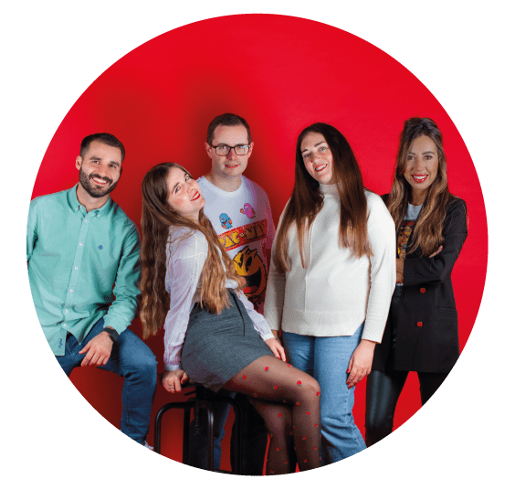 Equipo humano de la Agencia Contundente Madrid