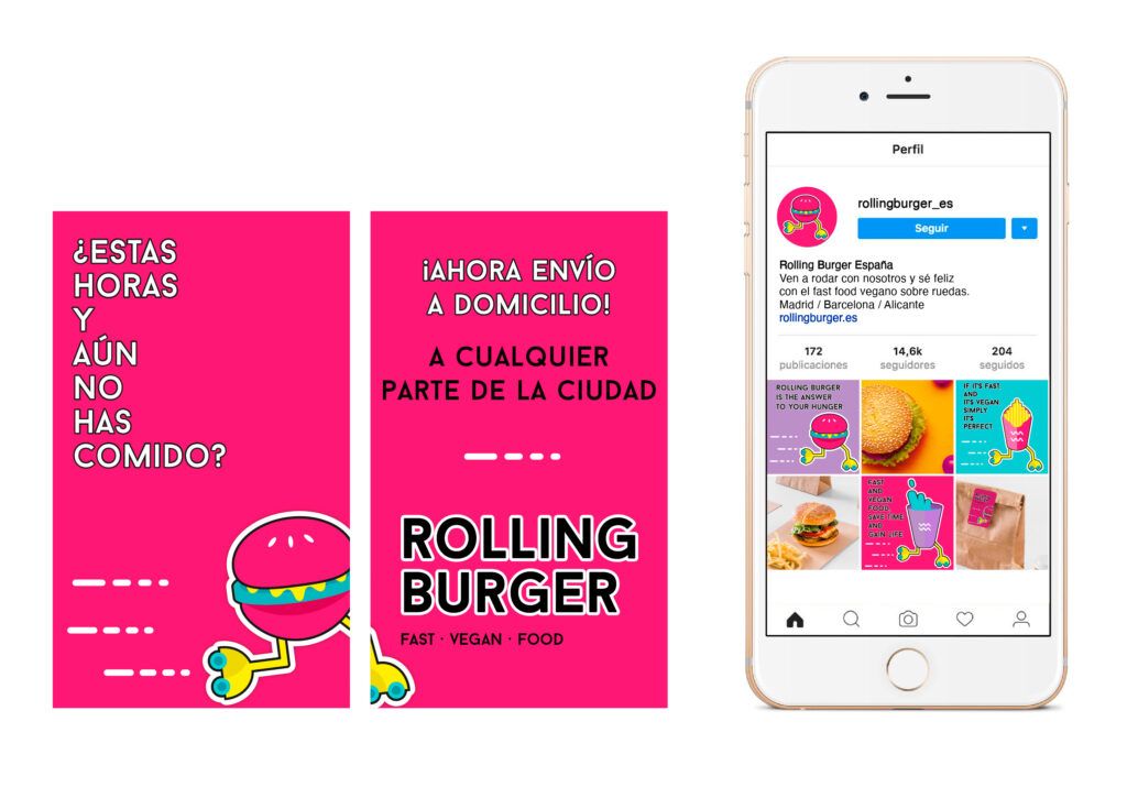 Rolling Burger diseñado por Agencia Contundente