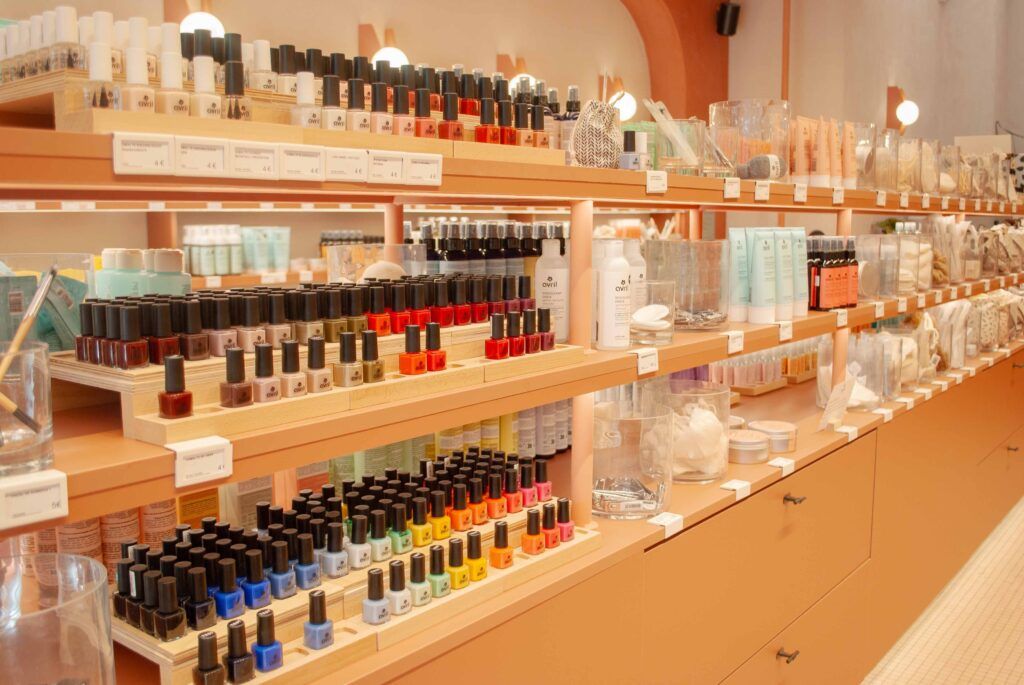 Tienda Avril Cosmetique Madrid fotografía interior