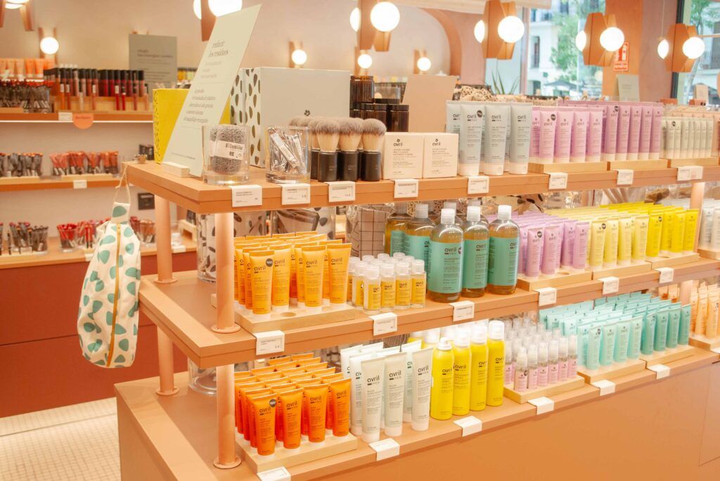 Tienda Avril Cosmetique Madrid fotografía interior