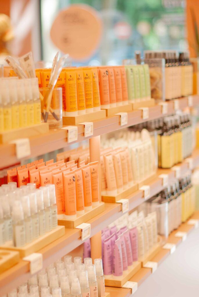 Tienda Avril Cosmetique Madrid fotografía interior