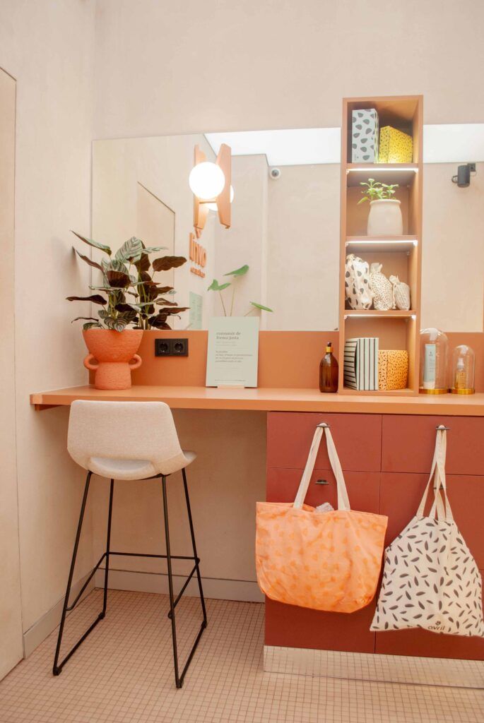 Tienda Avril Cosmetique Madrid fotografía interior