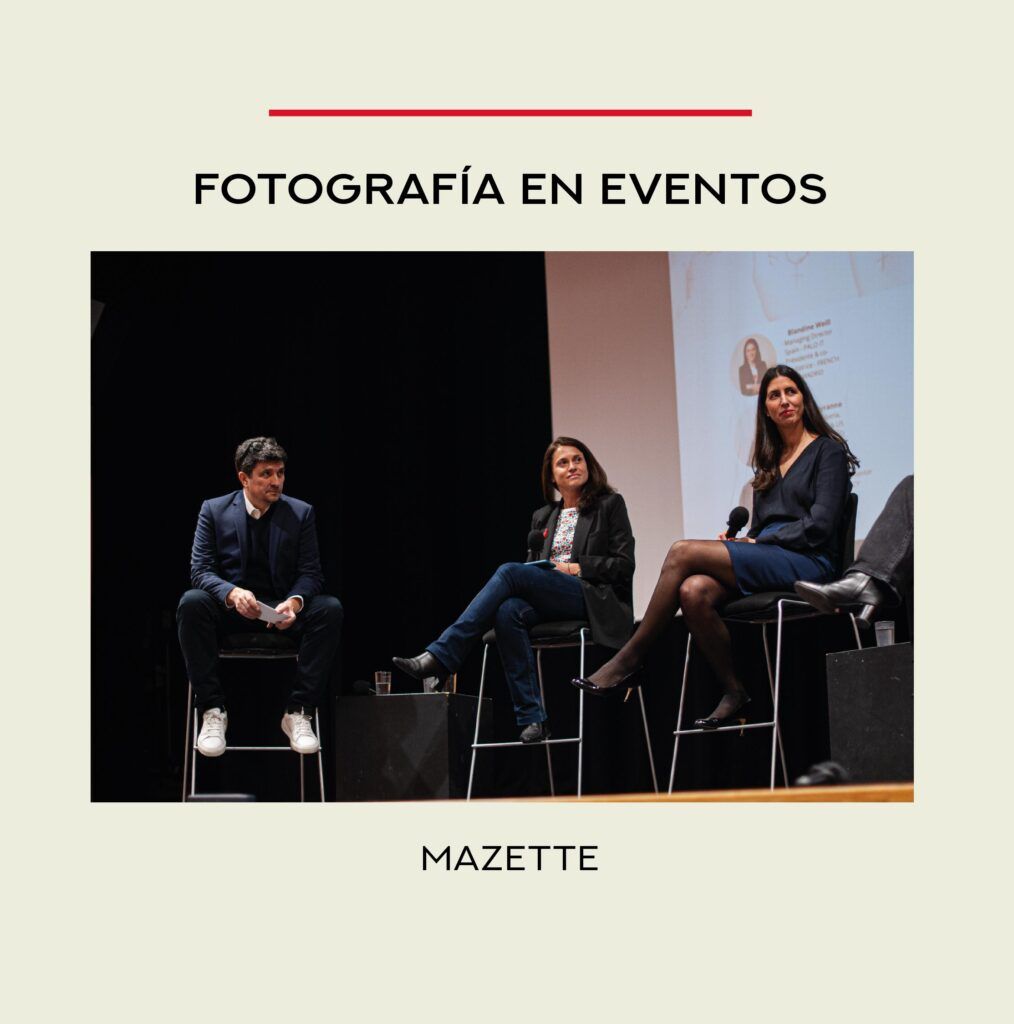 Fotografía realizada por Agencia Contundente en evento en salón de actos Mazette