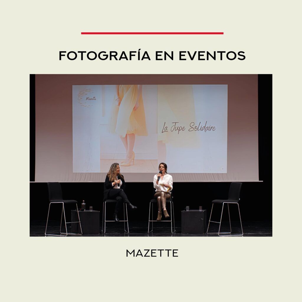 Fotografía realizada por Agencia Contundente en evento en salón de actos Mazette