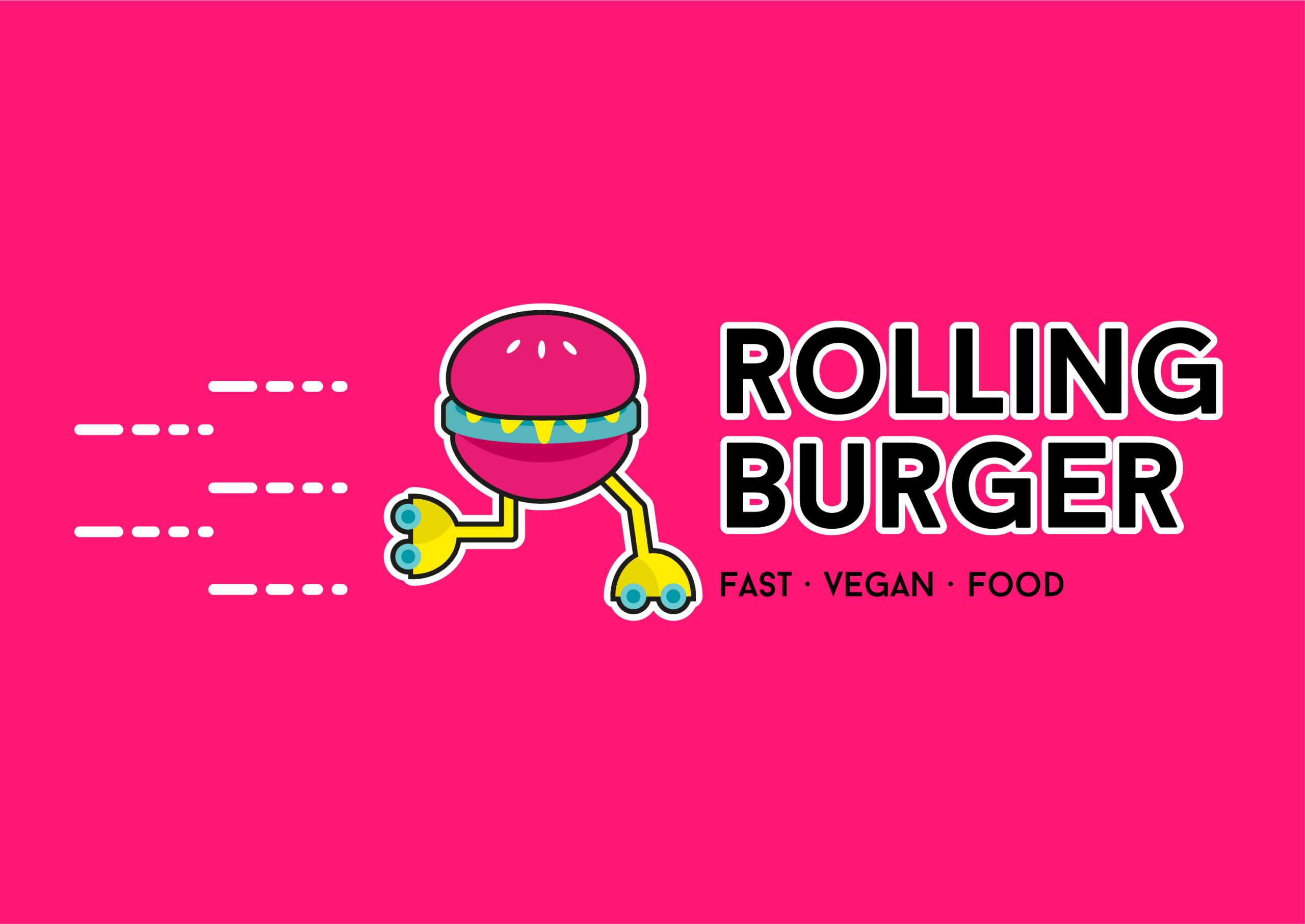 Banner de Rolling Burger identidad corporativa creada por Agencia Contundente